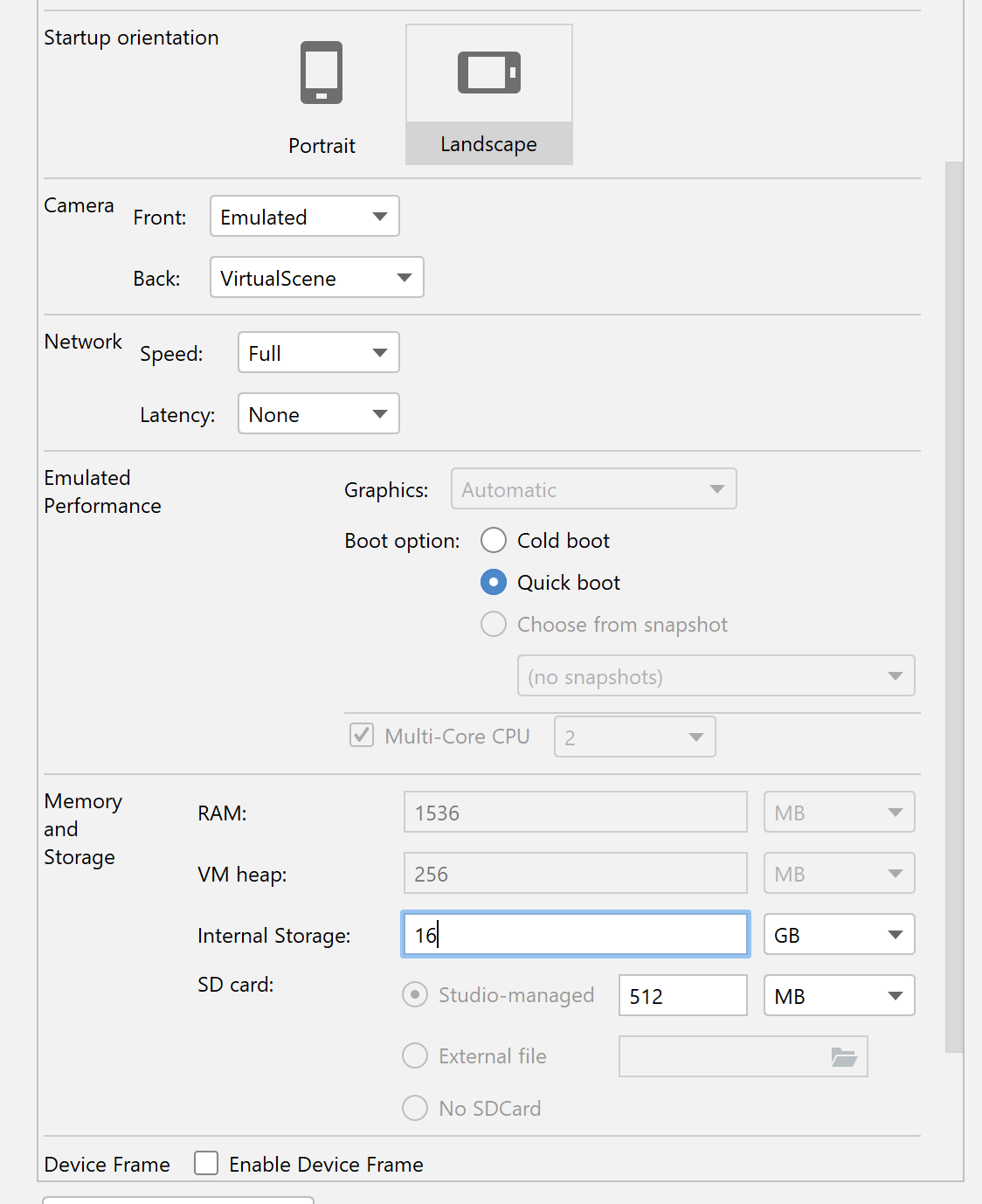 Running a performant android emulator for Window 10, AMD processor and RX580 GPU